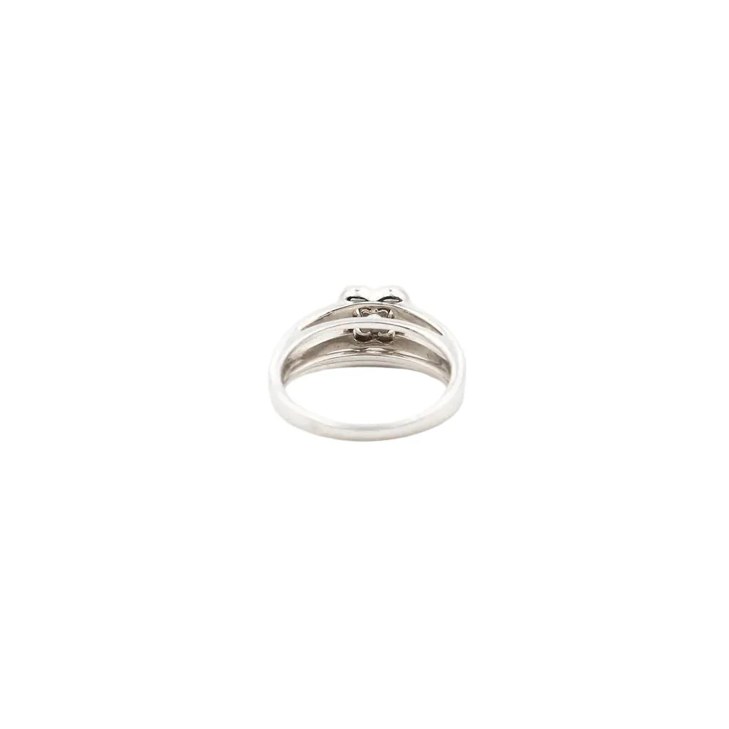 Bague MAUBOUSSIN "Chance of Love n°2" en or blanc et diamants - Image 4
