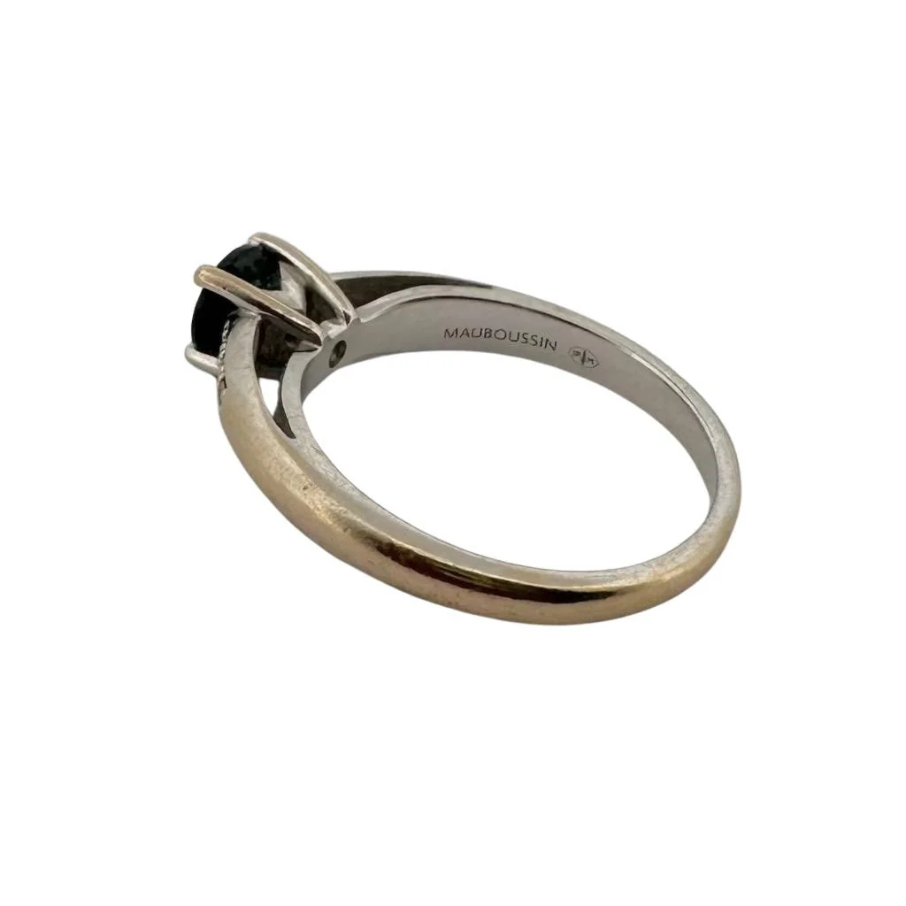 Bague MAUBOUSSIN en or blanc en saphir et diamants - Image 4