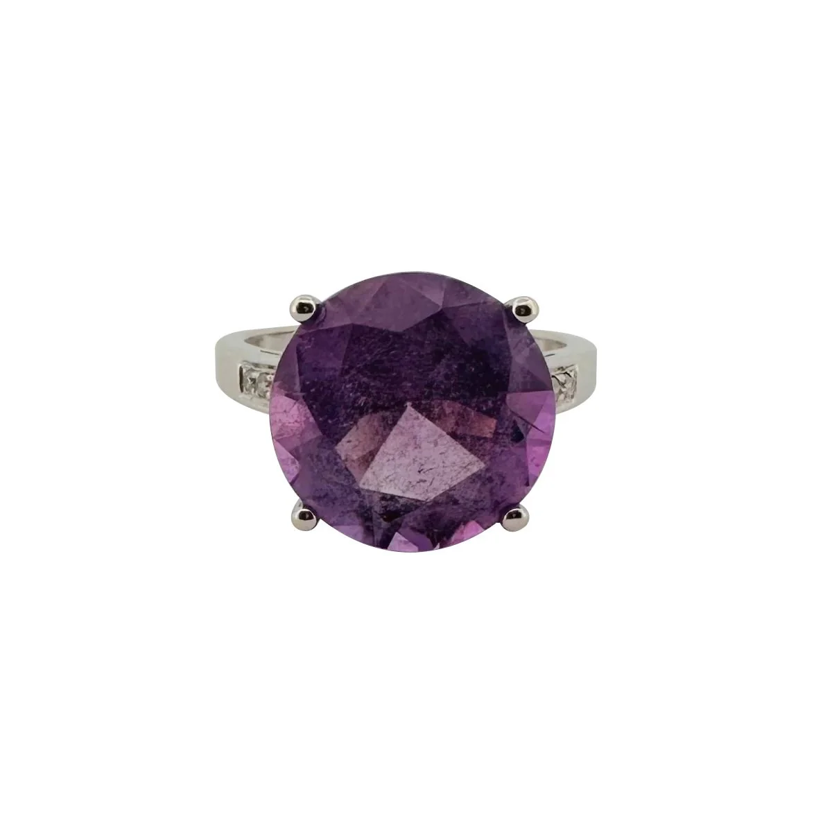 Bague MAUBOUSSIN en or blanc et améthyste
