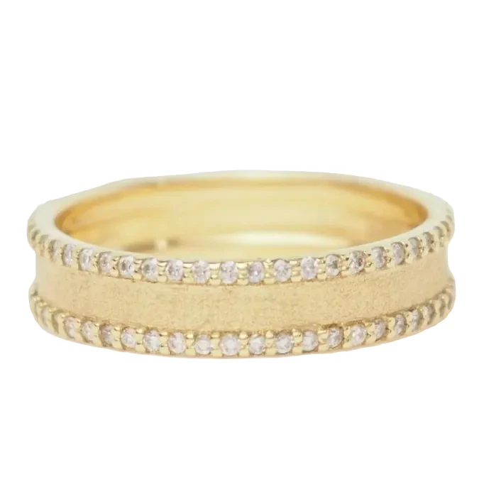 Bague Bandeau Mauboussin "La vie Parisienne" en or jaune et diamants