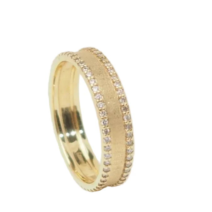 Bague Bandeau Mauboussin "La vie Parisienne" en or jaune et diamants - Image 3