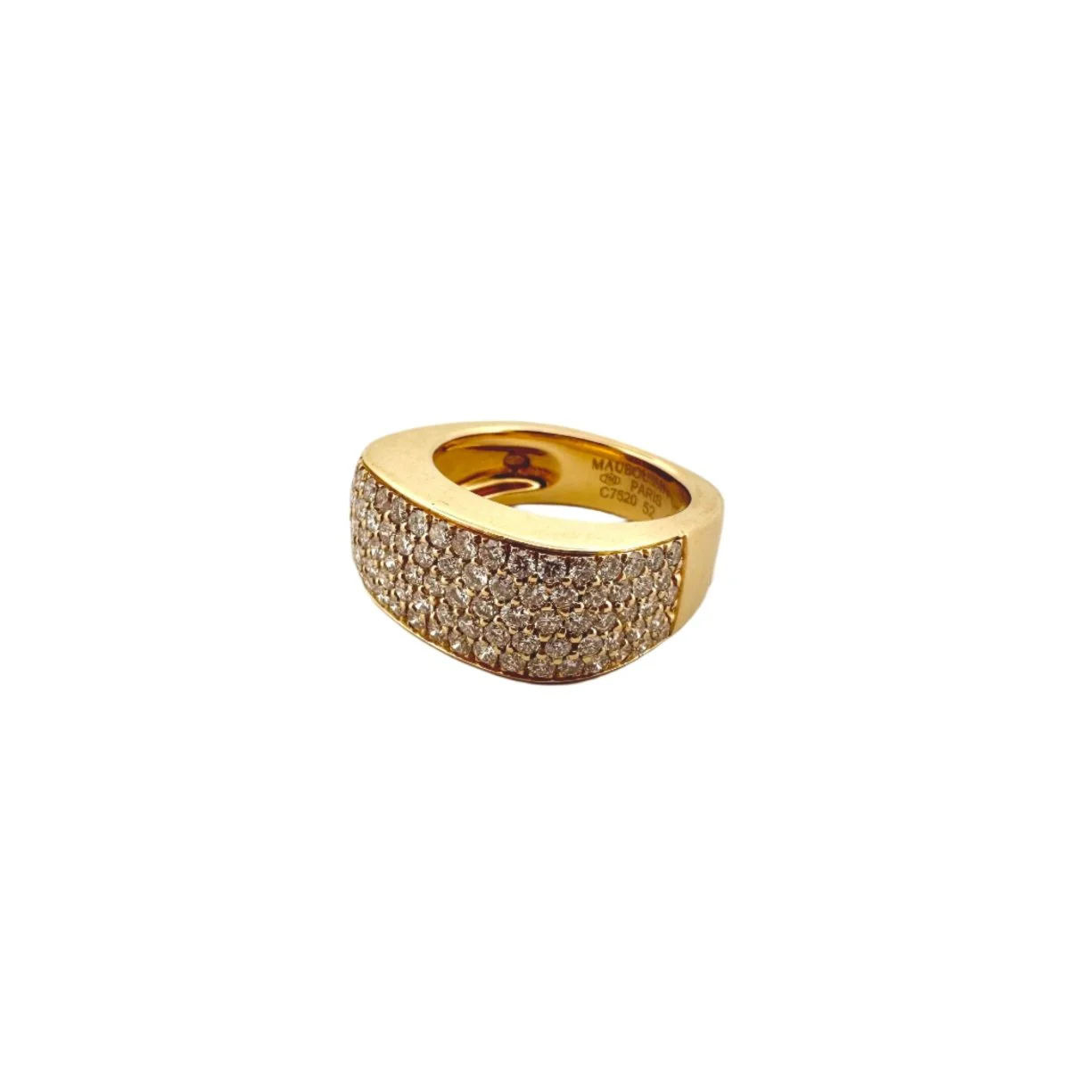 Bague MAUBOUSSIN "Sophia" en or jaune et diamants - Image 9