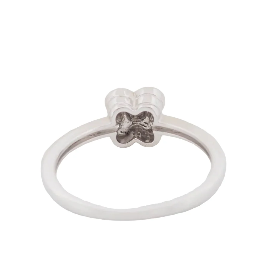 Bague Solitaire MAUBOUSSIN "Trop Chance" en or blanc et diamants - Image 3