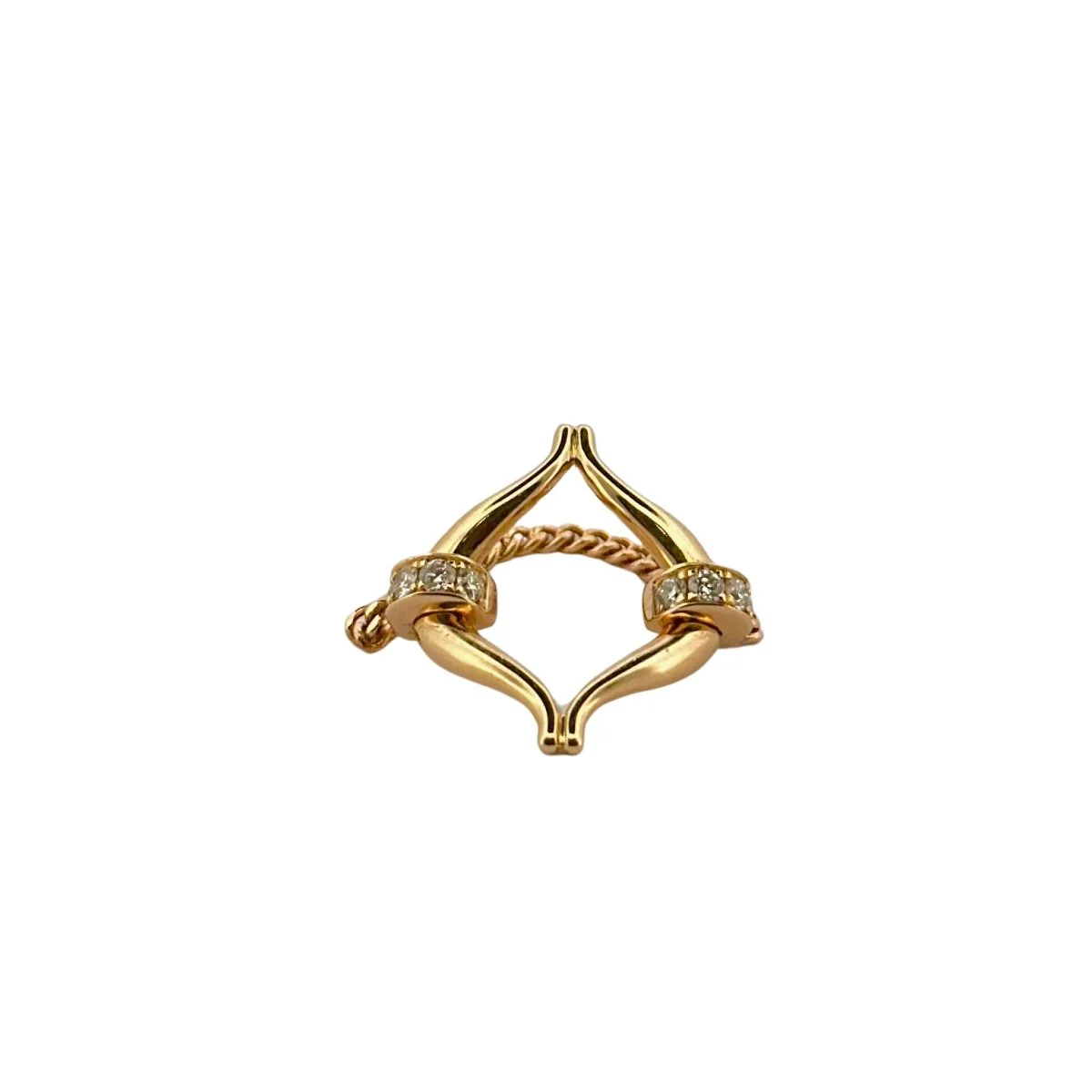 Bague MAZARIN en or jaune et diamants