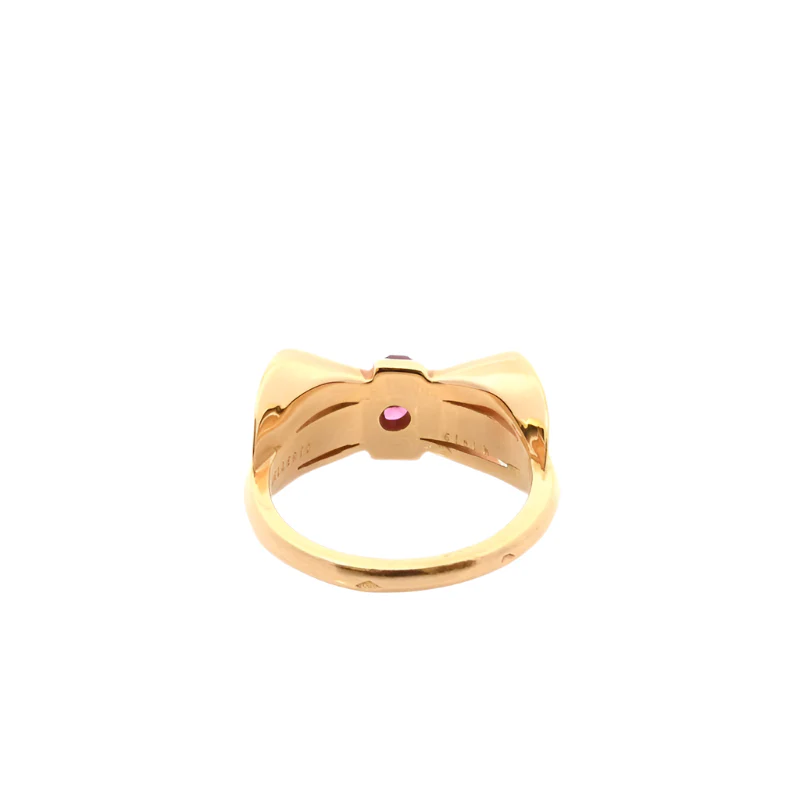 Bague MELLERIO en or jaune et rubis - Image 3