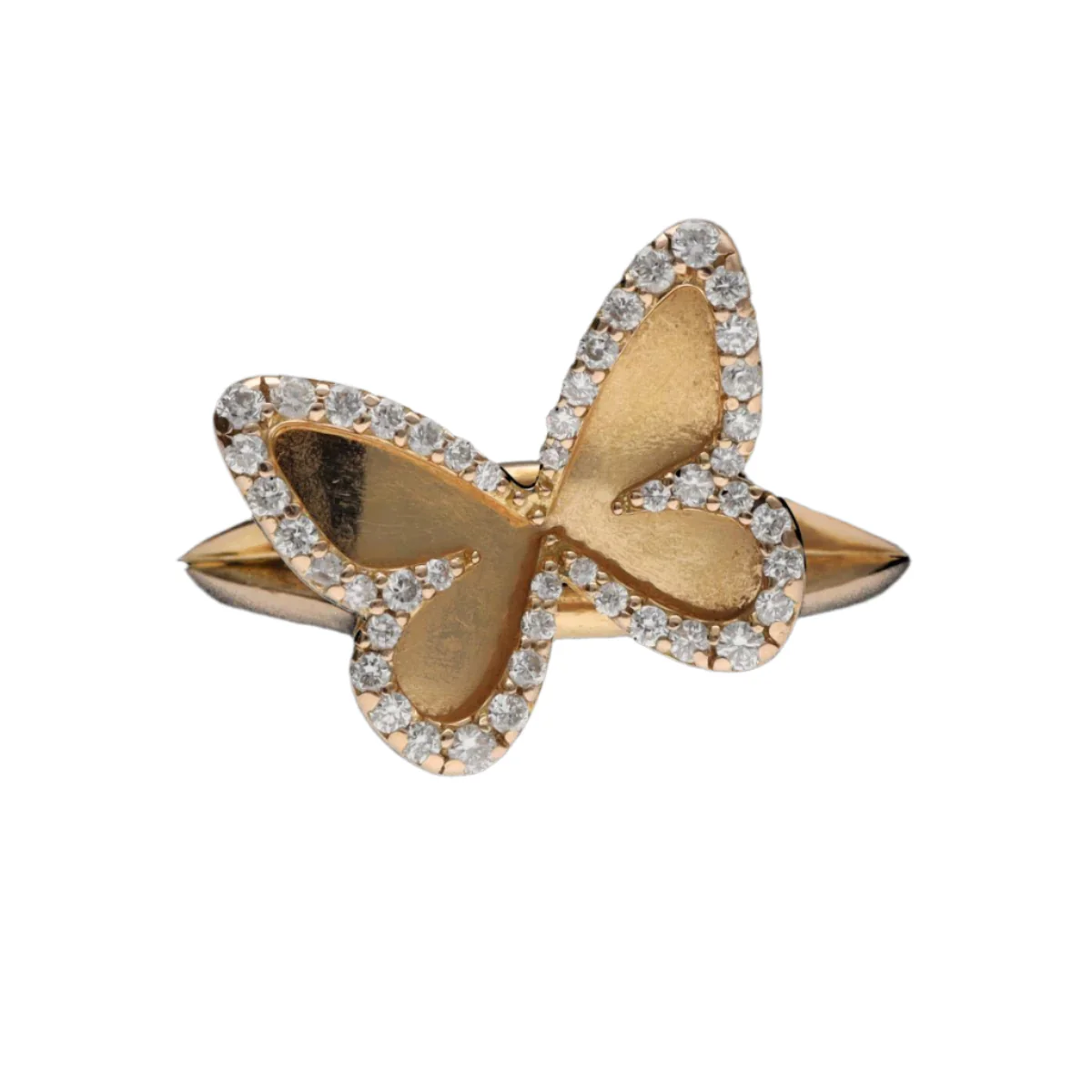 Bague MESSIKA "Butterfly" en or rose et diamants