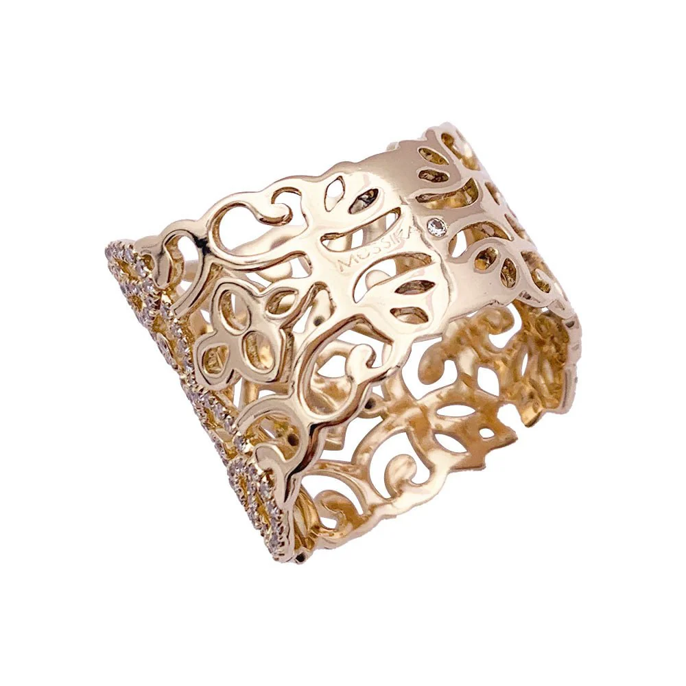 Bague MESSIKA "Eden", en or rose et diamants - Image 5