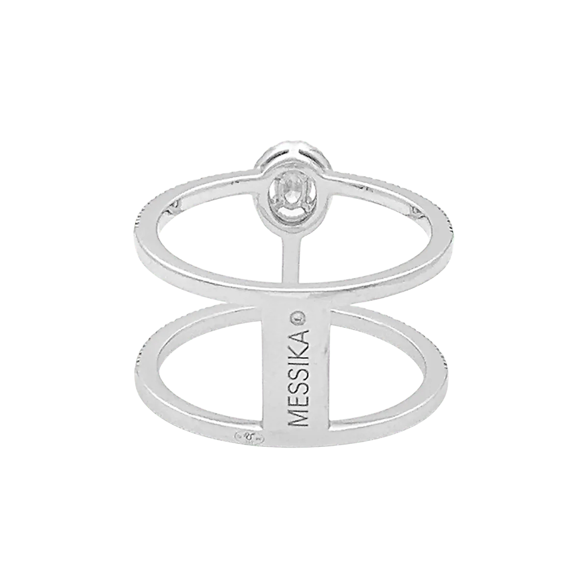 Bague Bandeau MESSIKA "Glam'Azone" en or blanc et diamants - Image 5