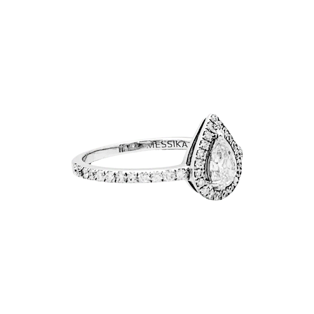 Bague Pavée MESSIKA "M-Love" en or blanc et diamants - Image 5