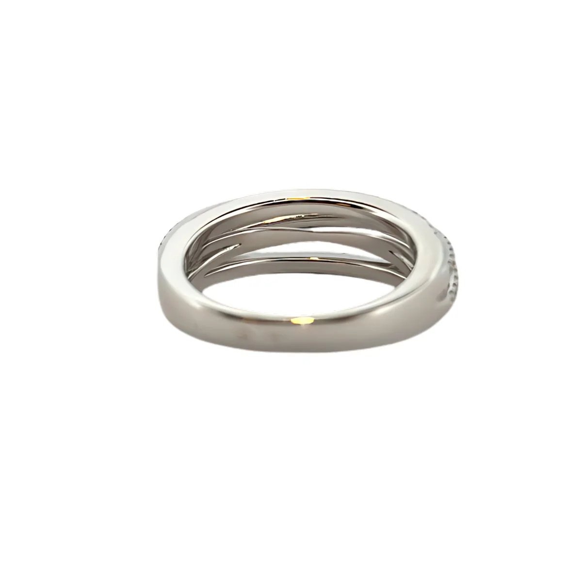 Bague Pavée MESSIKA, "Méli Mélo" en or blanc et diamants - Image 4