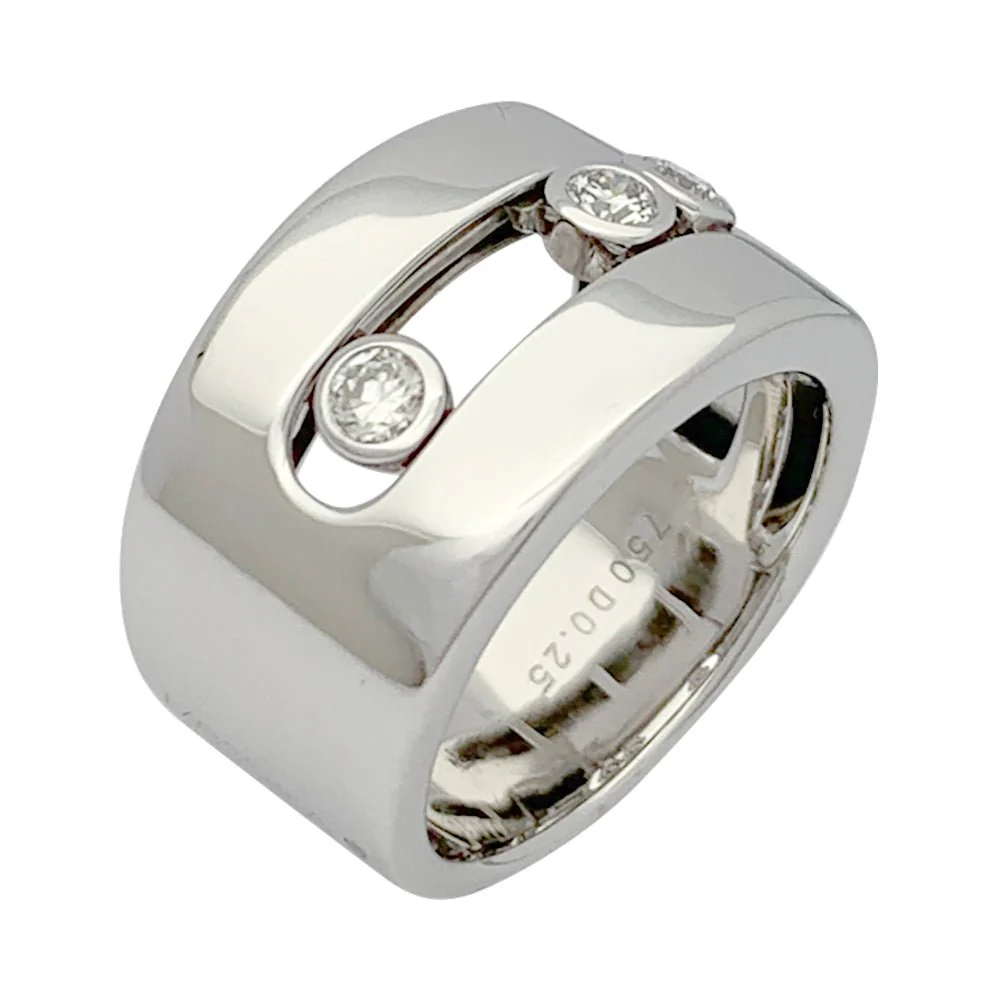 Bague Messika, "Move", or blanc, diamants - Image 4