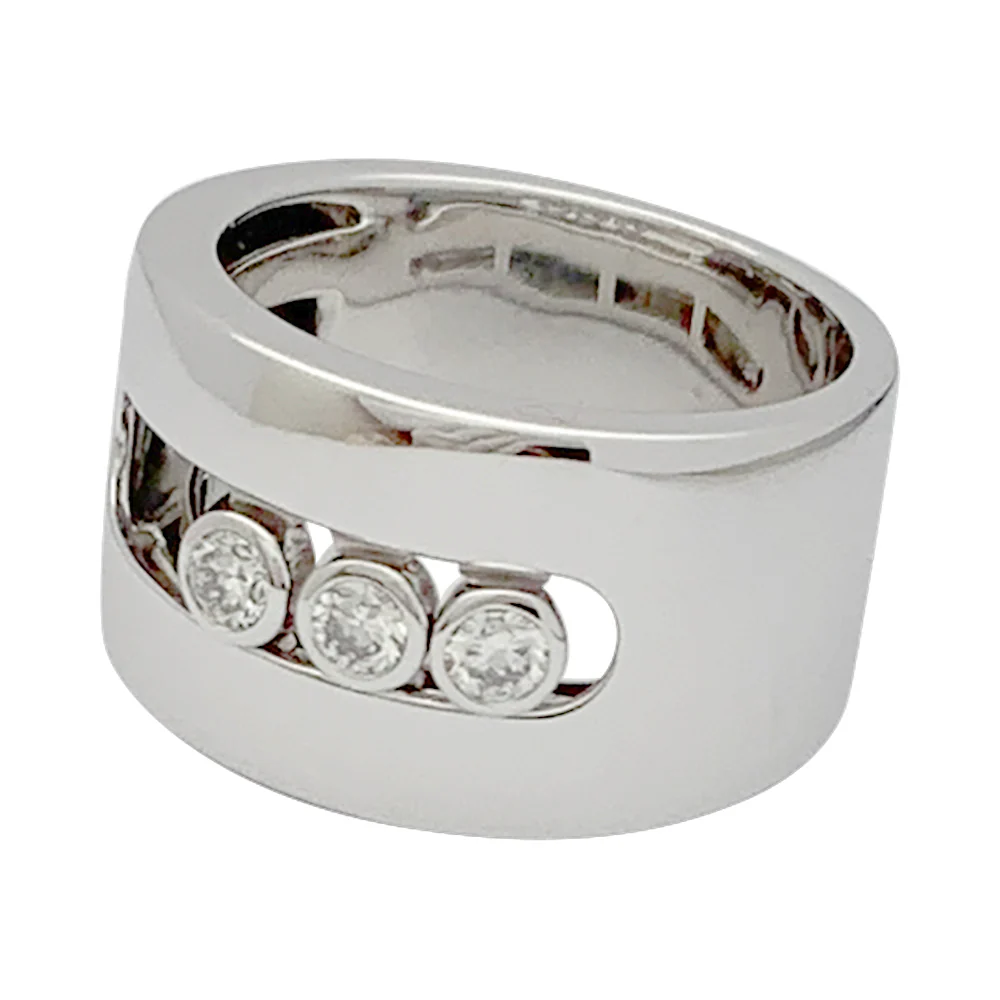 Bague Messika, "Move", or blanc, diamants - Image 6