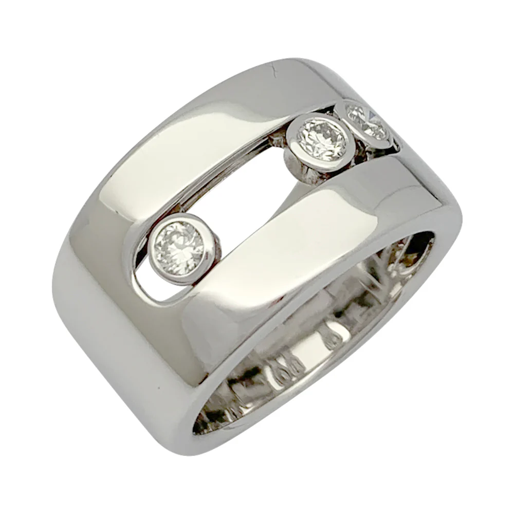 Bague Messika, "Move", or blanc, diamants - Image 9
