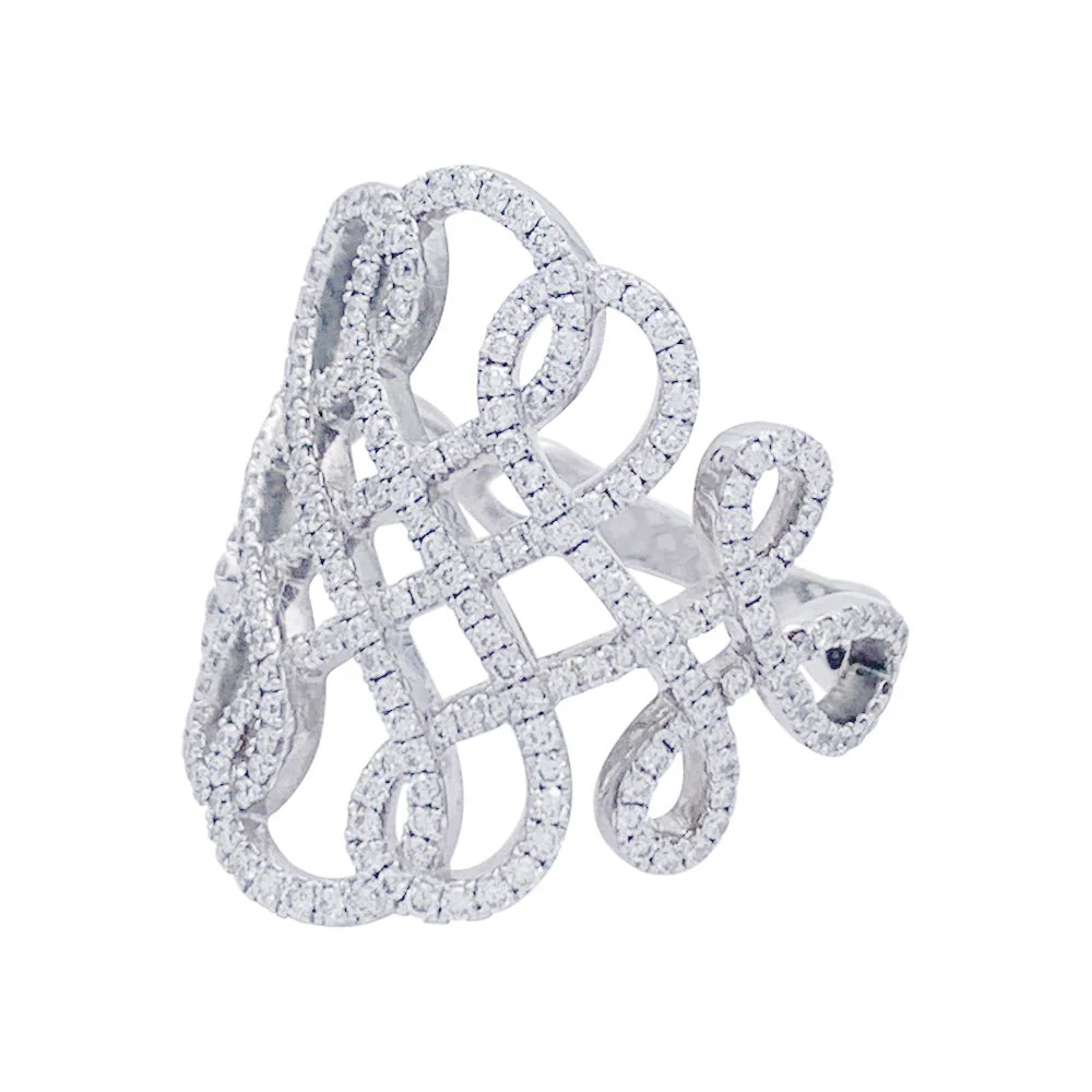 Bague MESSIKA "Promess" en or blanc et diamants - Image 5