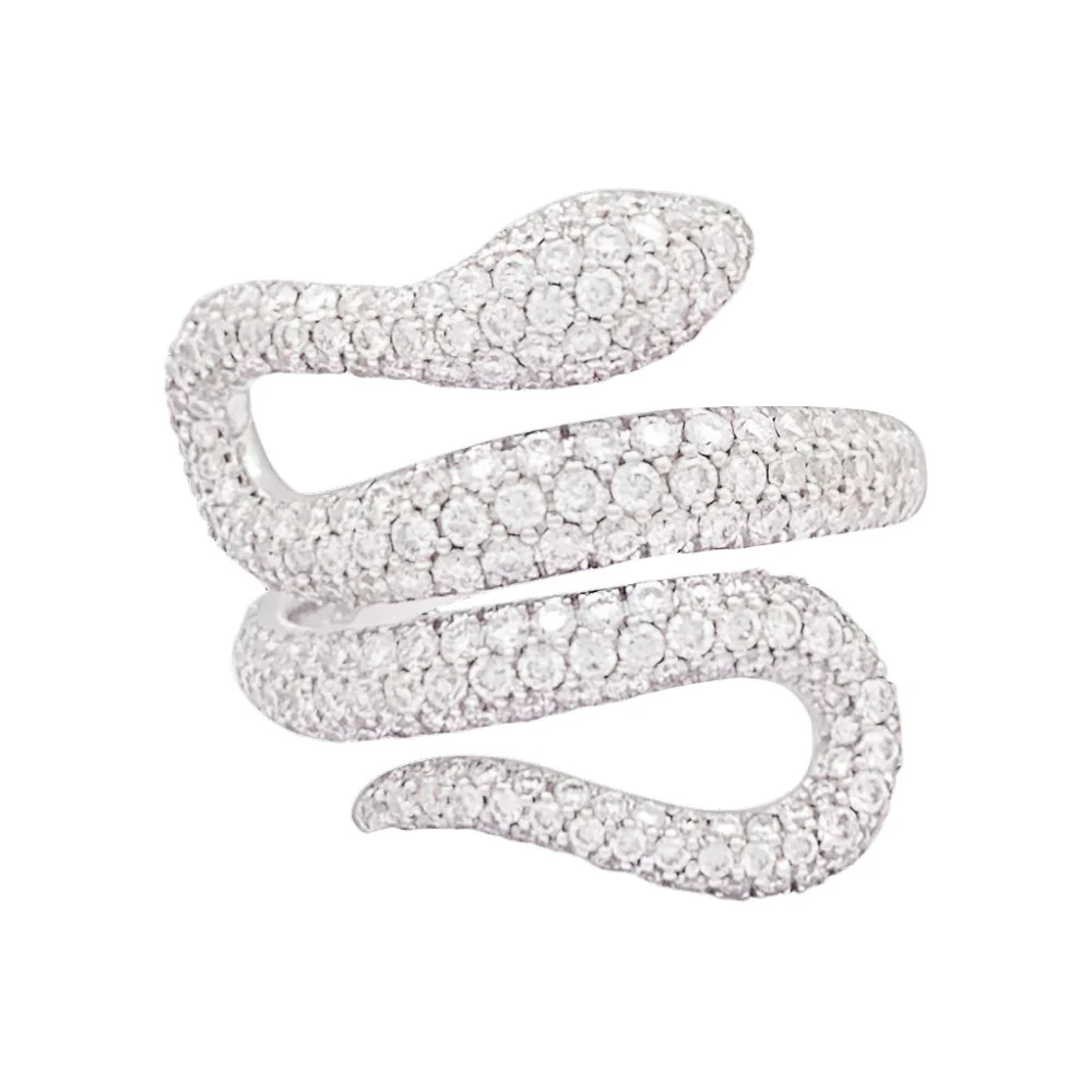 Bague MESSIKA "Snake" en or blanc et diamants