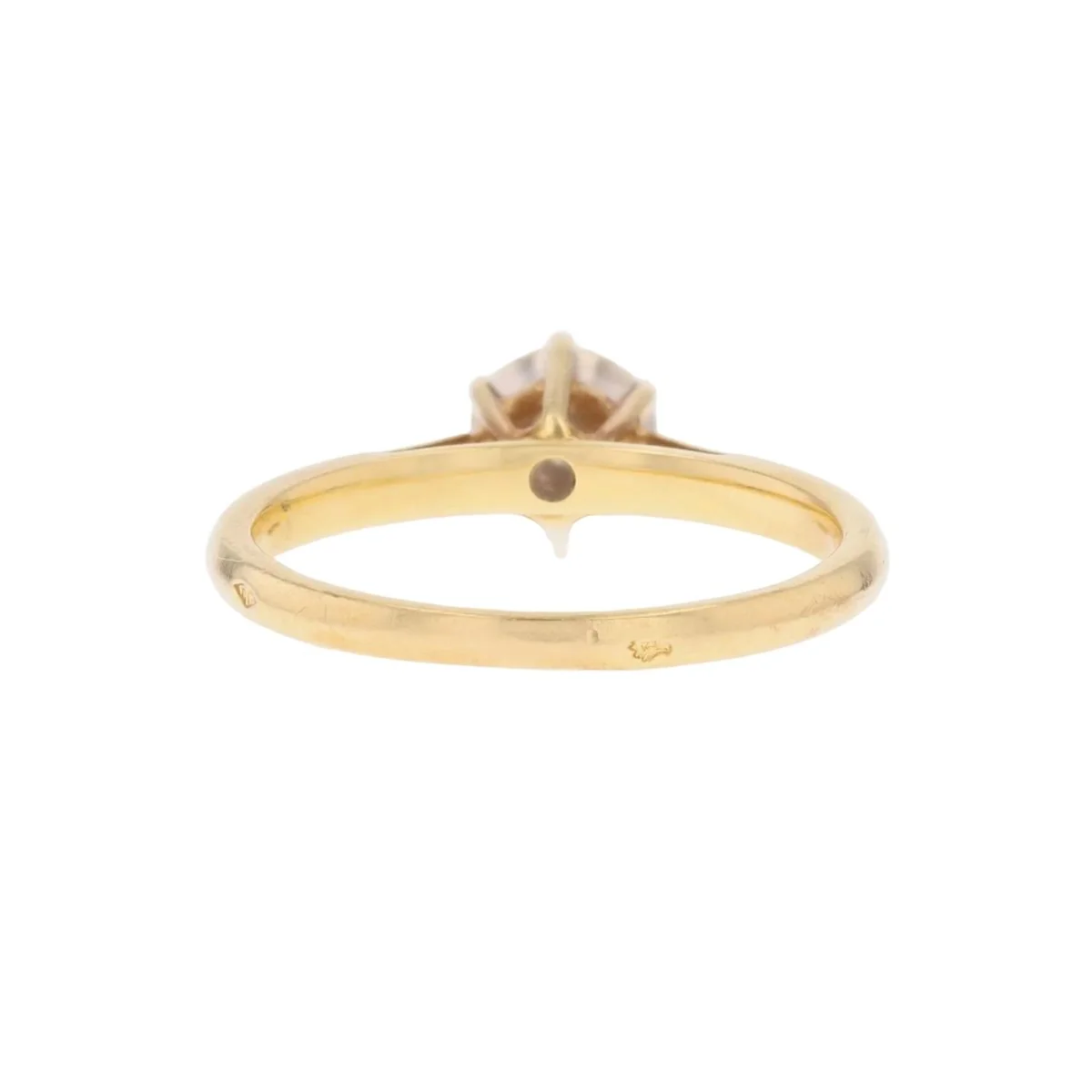 Bague Marguerite en or jaune et diamants - Image 4