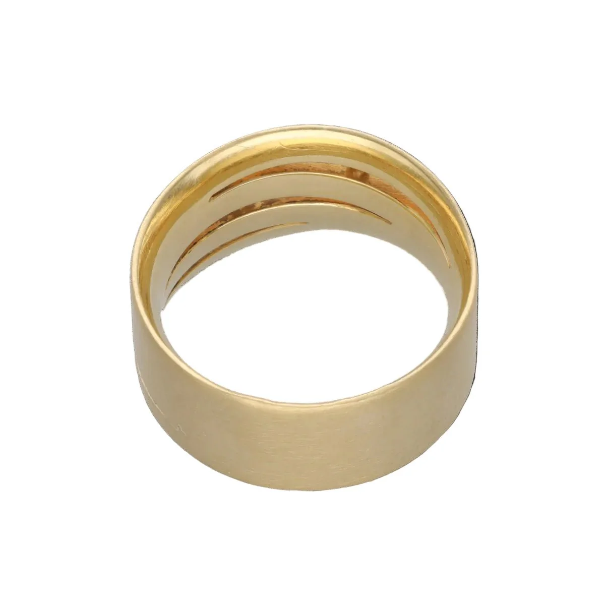 Bague Bandeau NIESSING "Fontana" en or jaune et diamants - Image 2