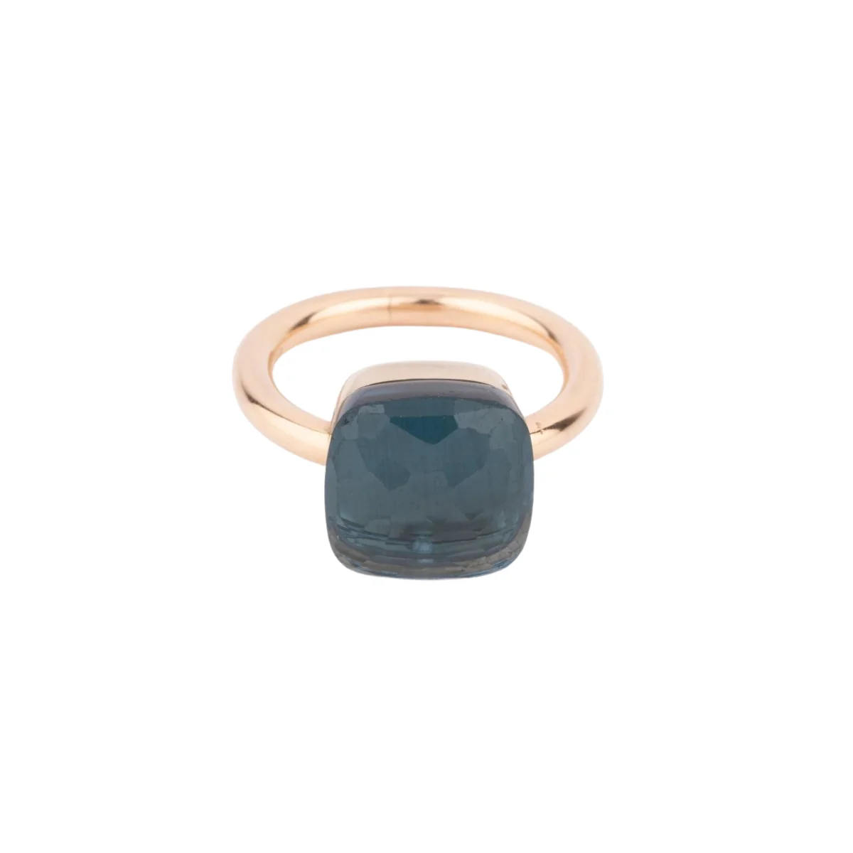 Bague nudo XL en topaze bleue london blue