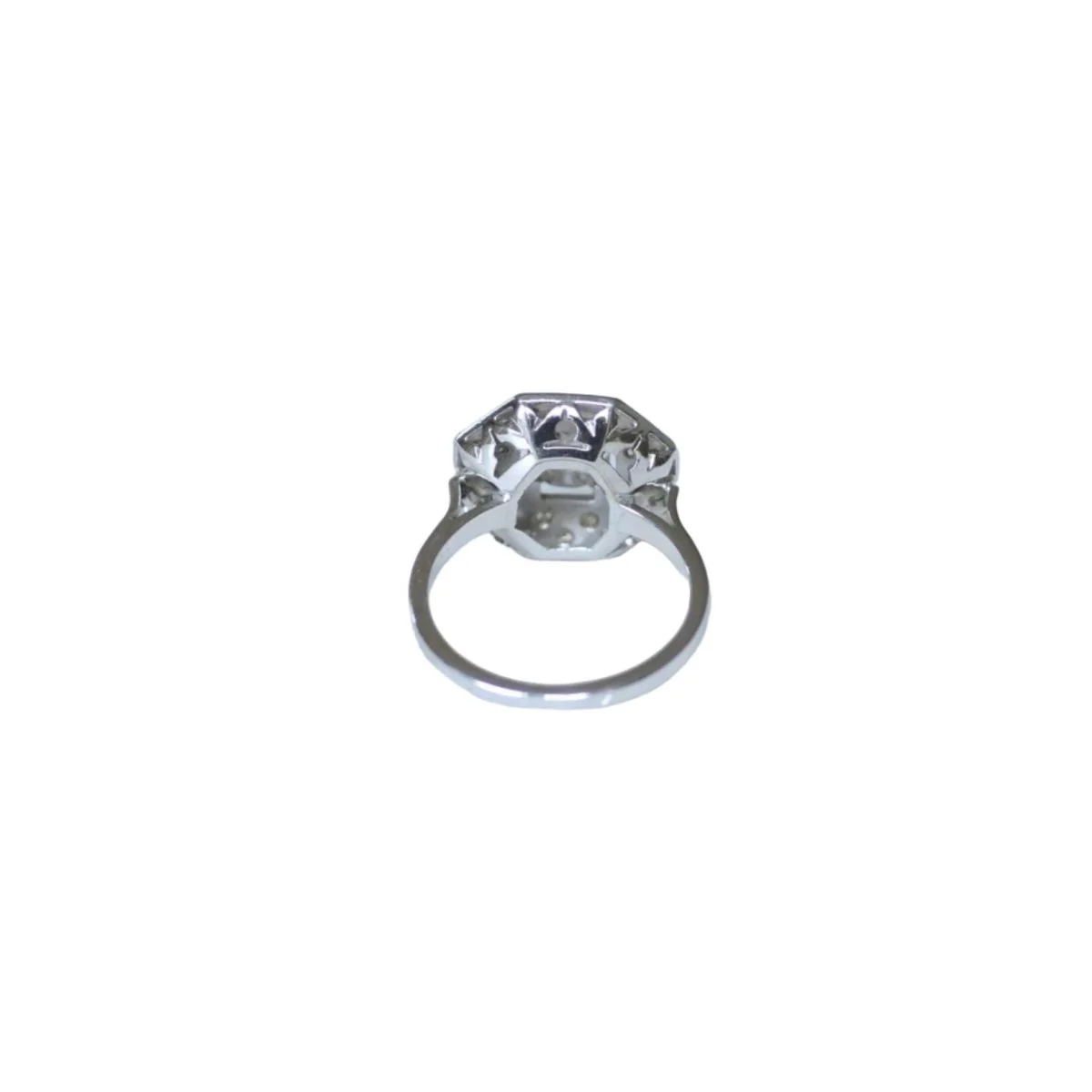 Bague en platine et diamants - Image 4