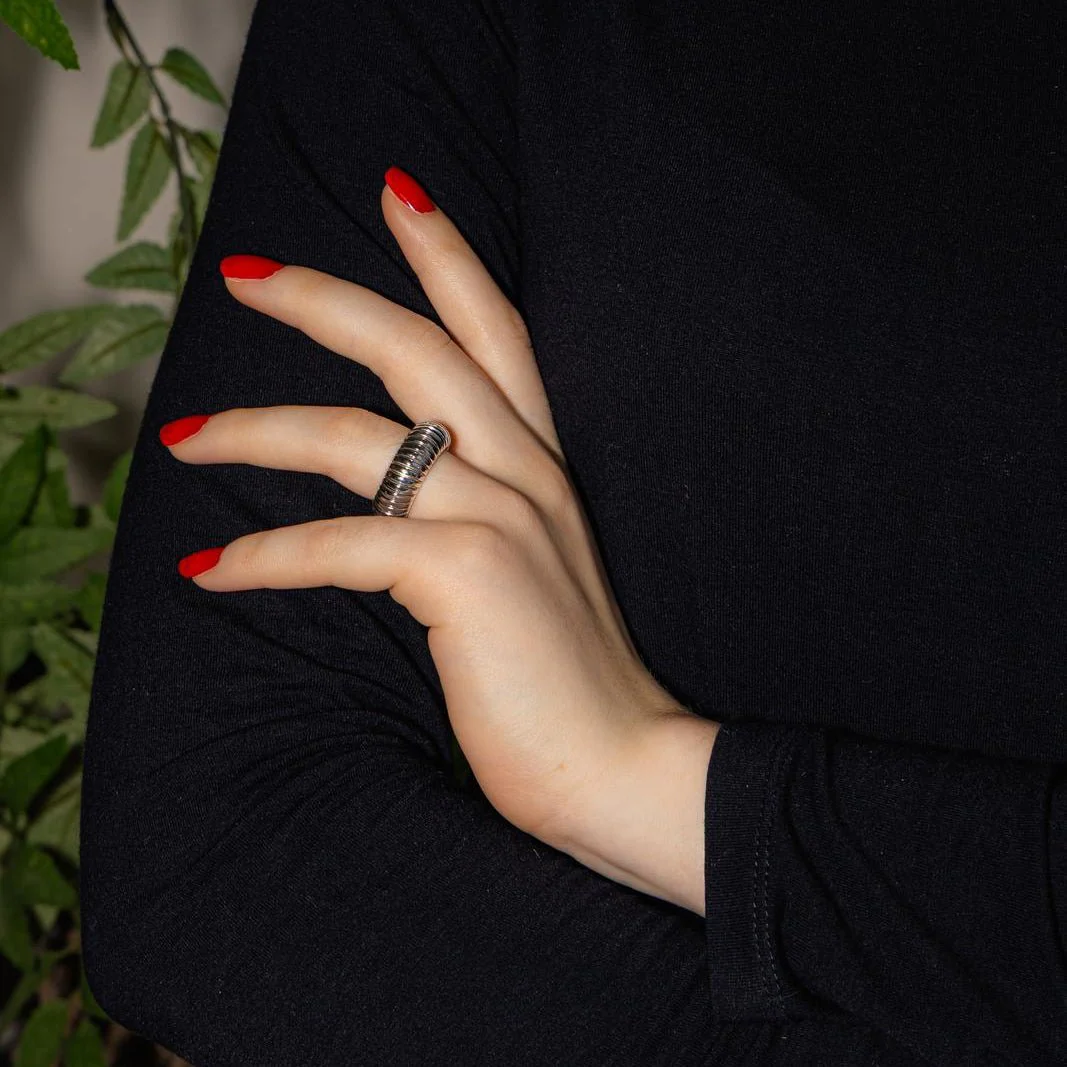 Bague en or blanc - Image 2