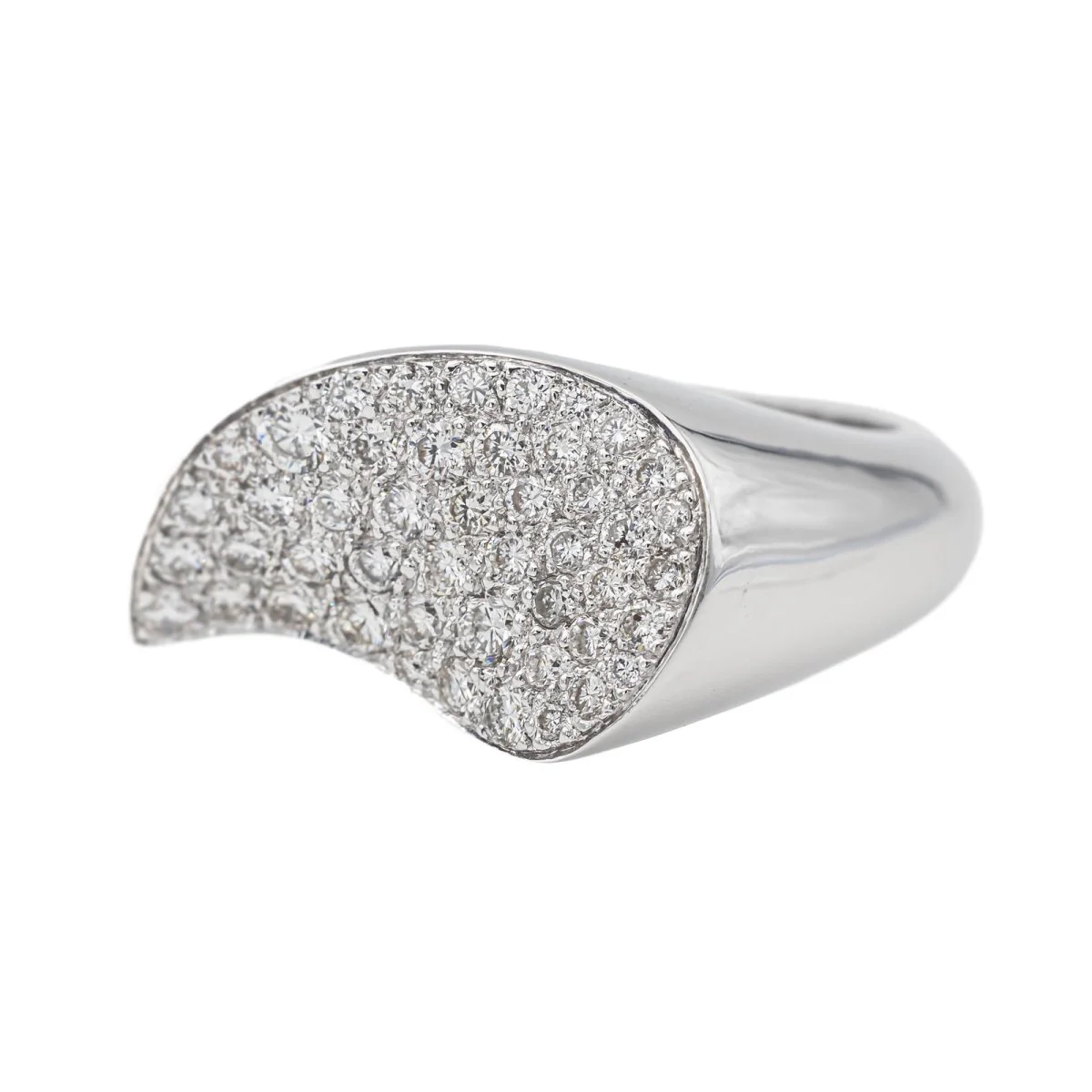 Bague Or blanc Diamant - Image 3