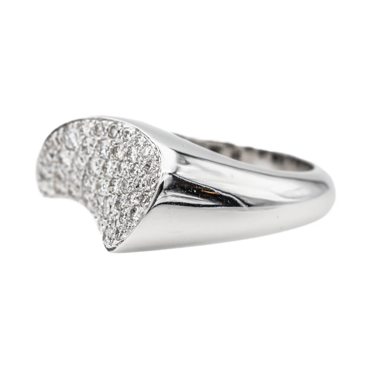 Bague Or blanc Diamant - Image 4