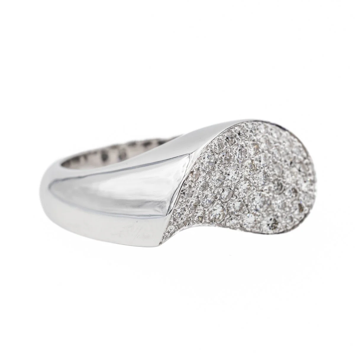 Bague Or blanc Diamant - Image 7