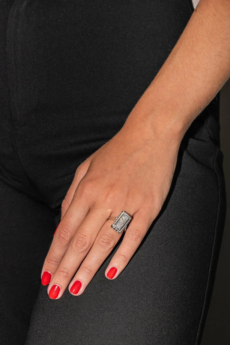 Bague Or blanc Diamant - Image 2