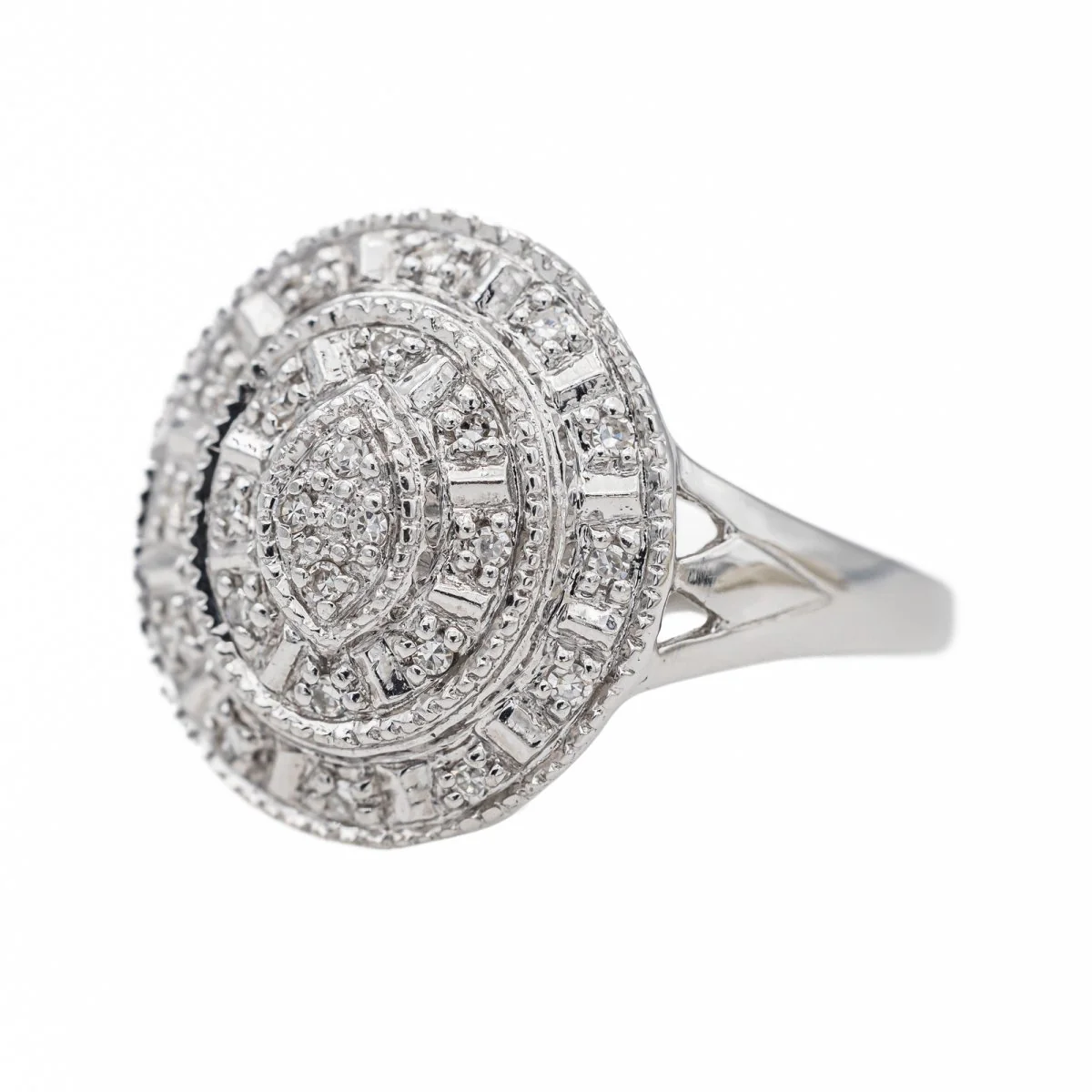 Bague Or blanc Diamant - Image 3