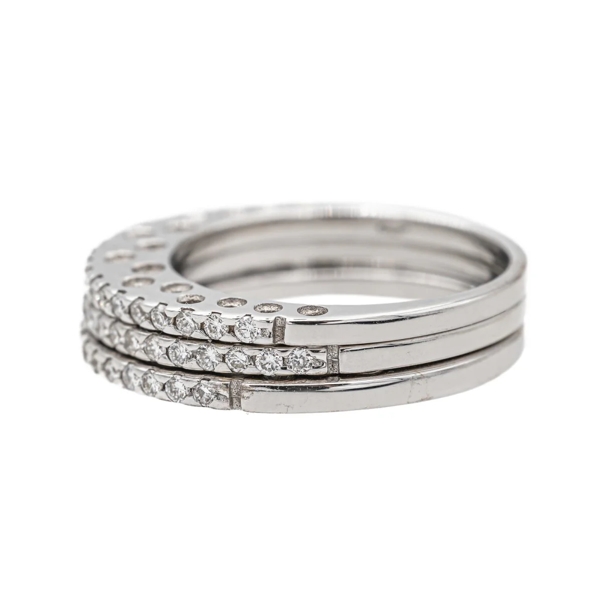 Bague Or blanc Diamant - Image 4