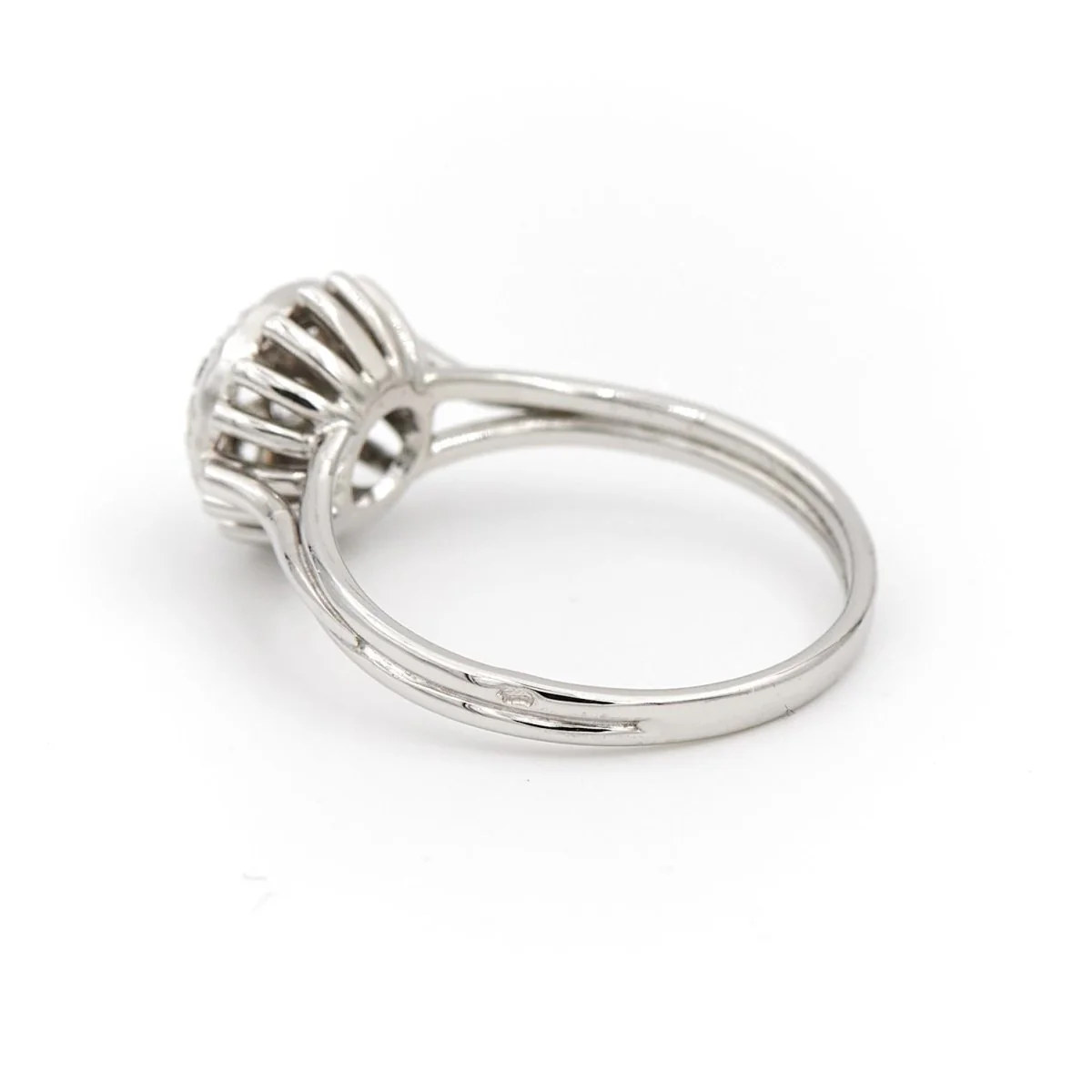 Bague Or blanc Diamant - Image 6