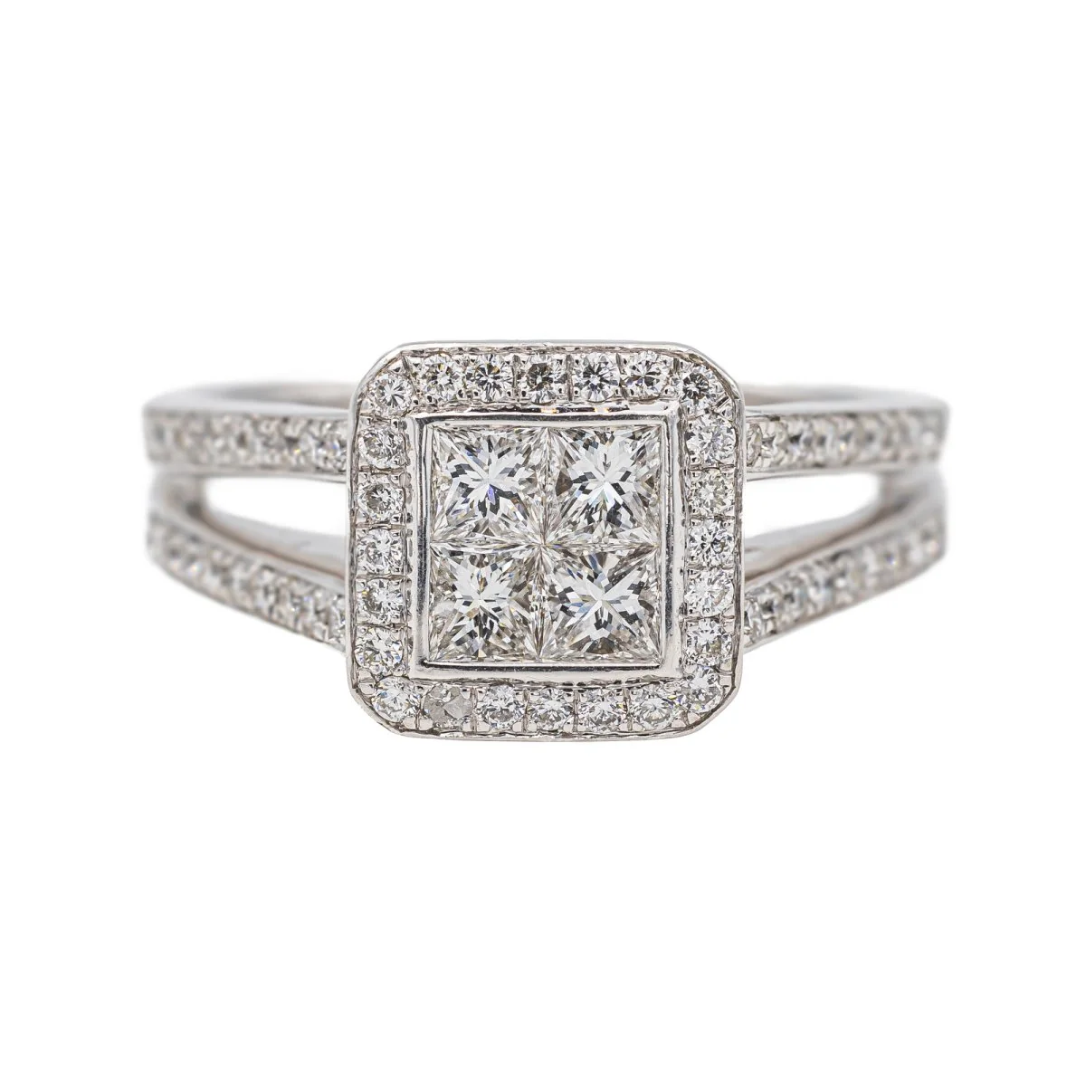 Bague Or blanc Diamant