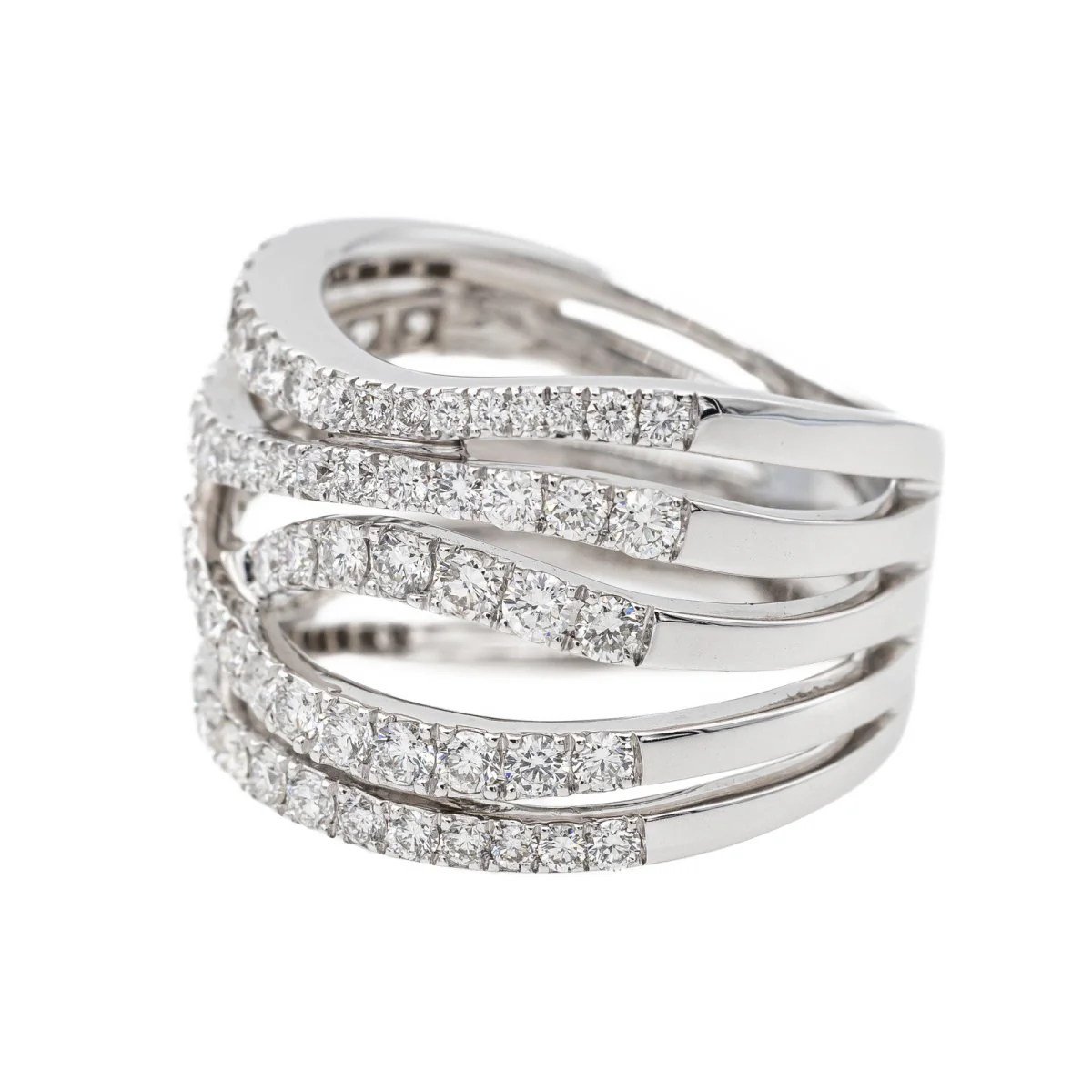 Bague Or blanc Diamant - Image 4