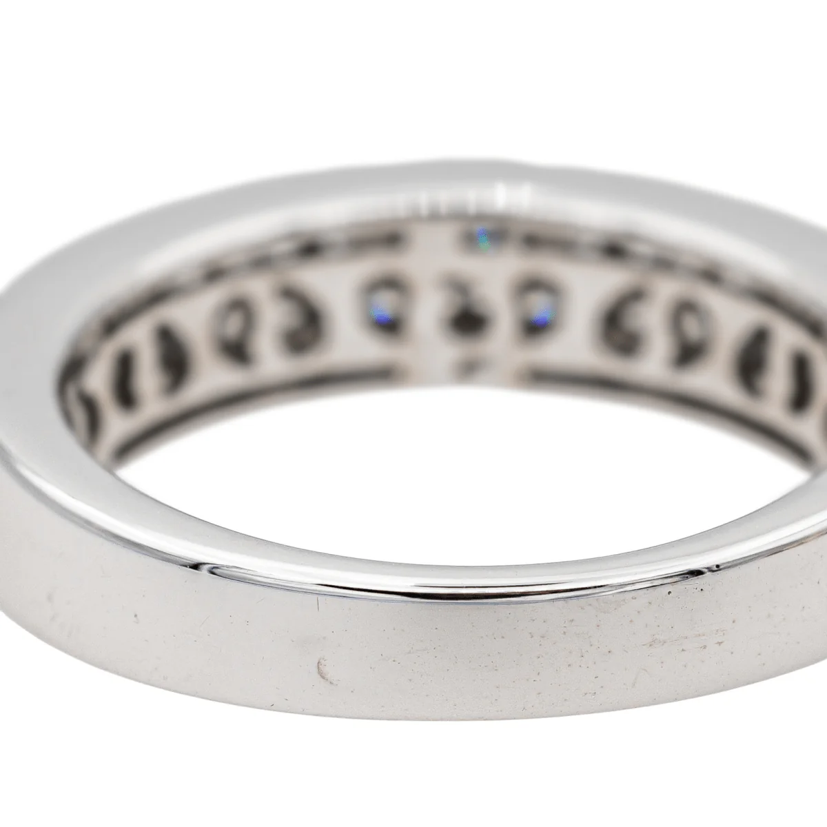 Bague en or blanc et diamants - Image 6