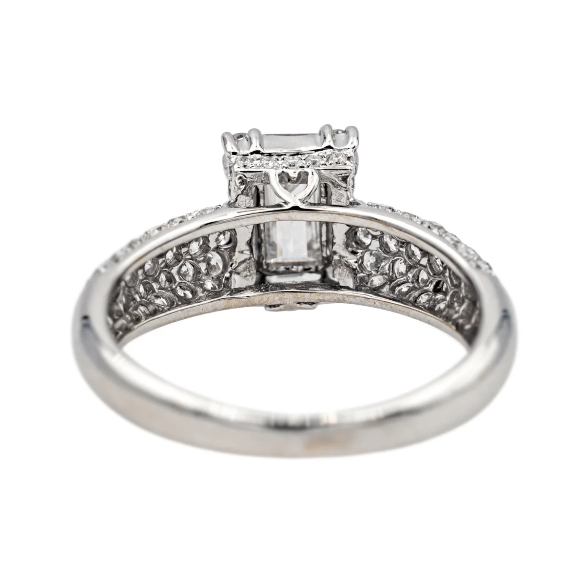 Bague en or blanc et diamants - Image 5