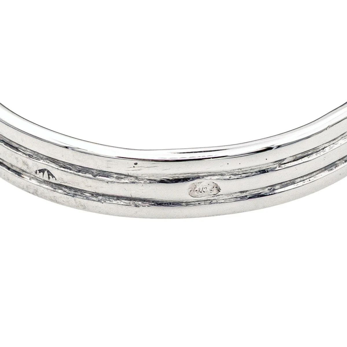 Bague Pavée en or blanc et diamants - Image 6