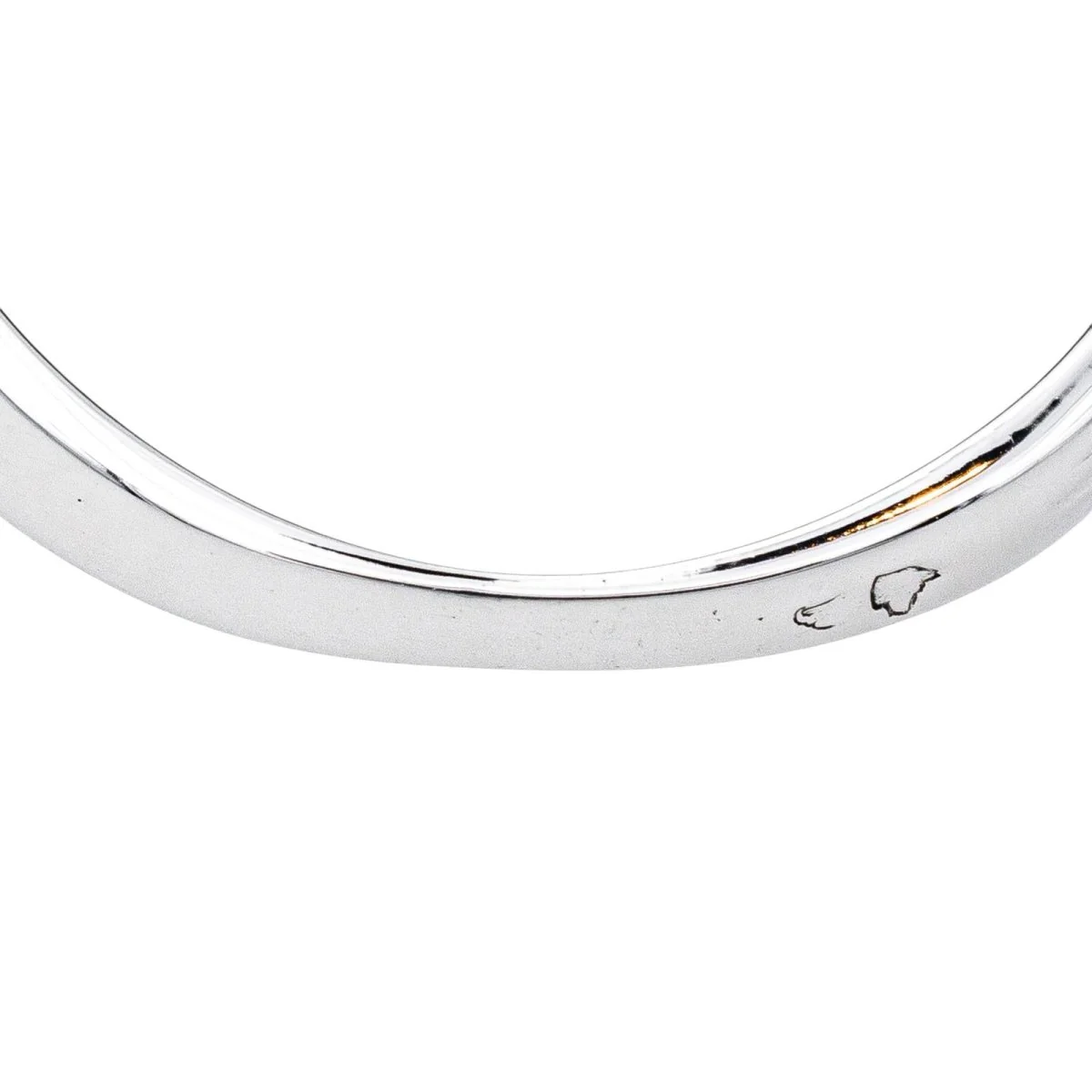 Bague Dôme en or blanc, platine et diamants - Image 7