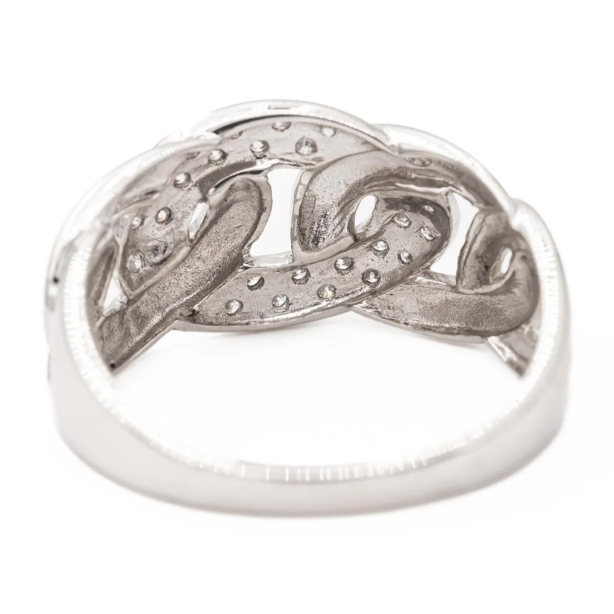 Bague Or blanc Diamant - Image 5