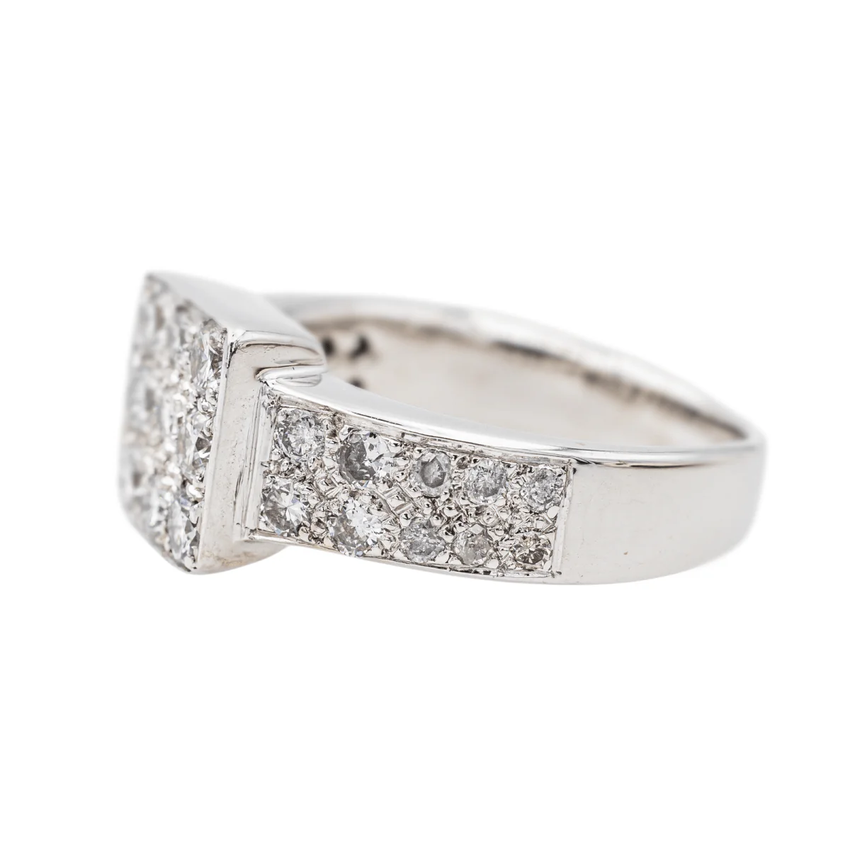 Bague Or blanc Diamant - Image 4