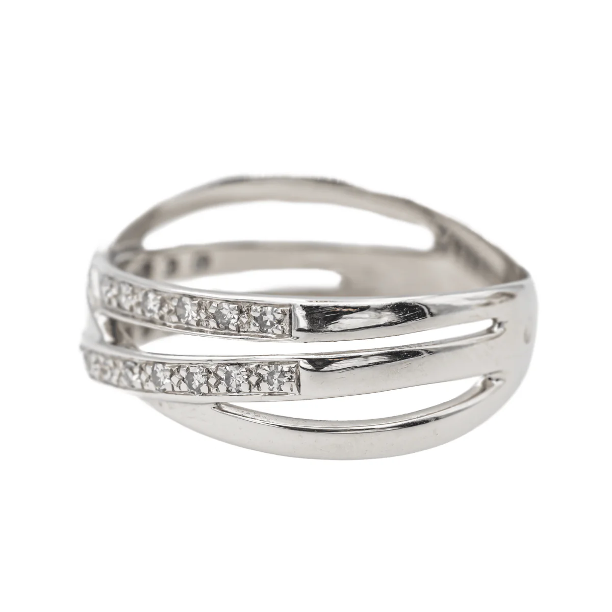 Bague Or blanc Diamant - Image 11