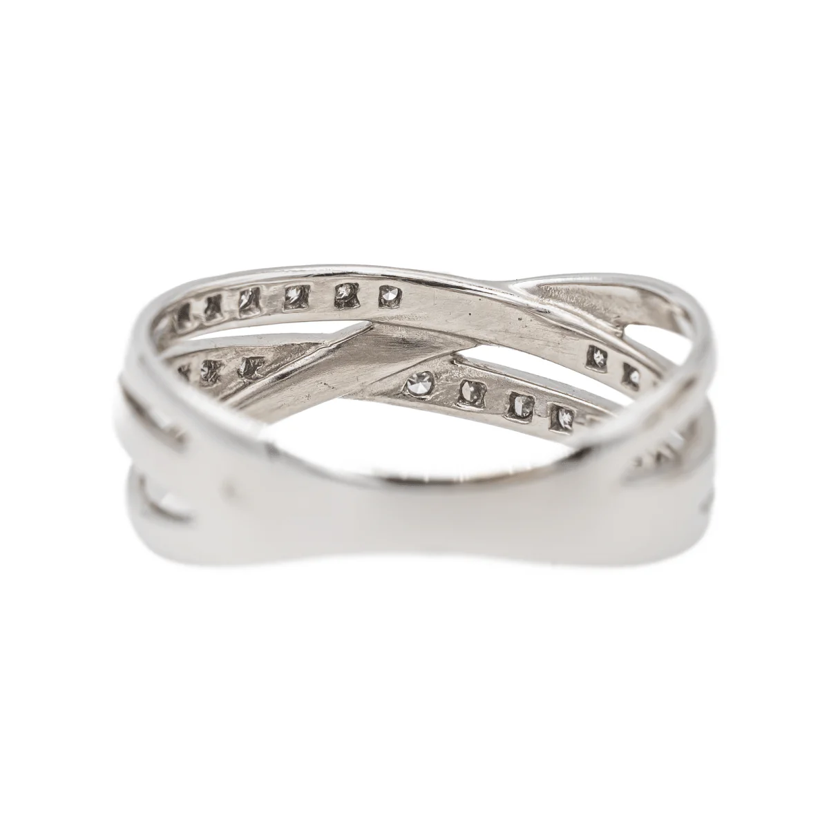 Bague Or blanc Diamant - Image 12