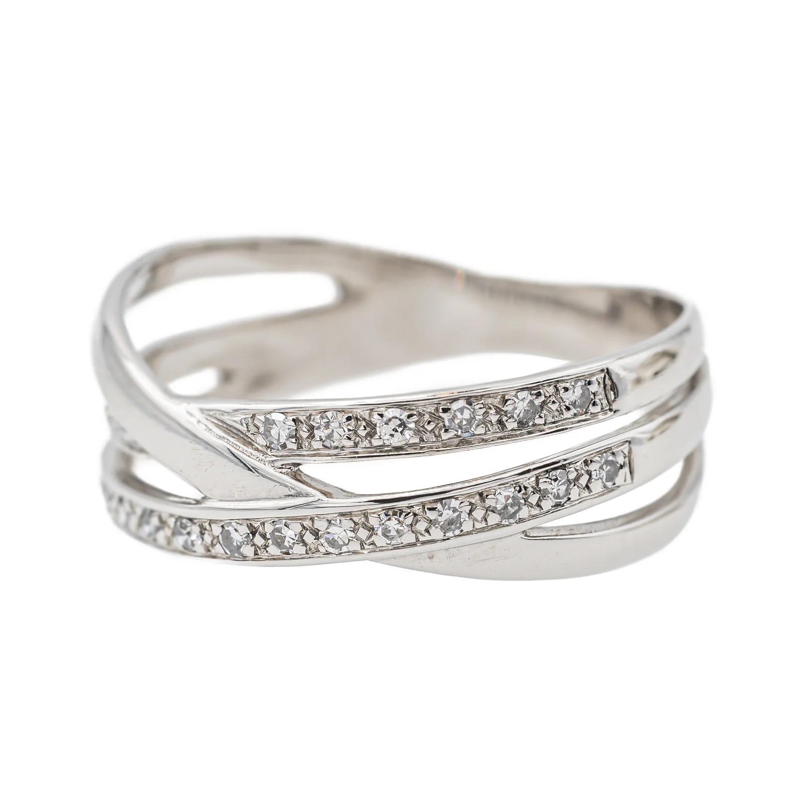 Bague Or blanc Diamant - Image 3