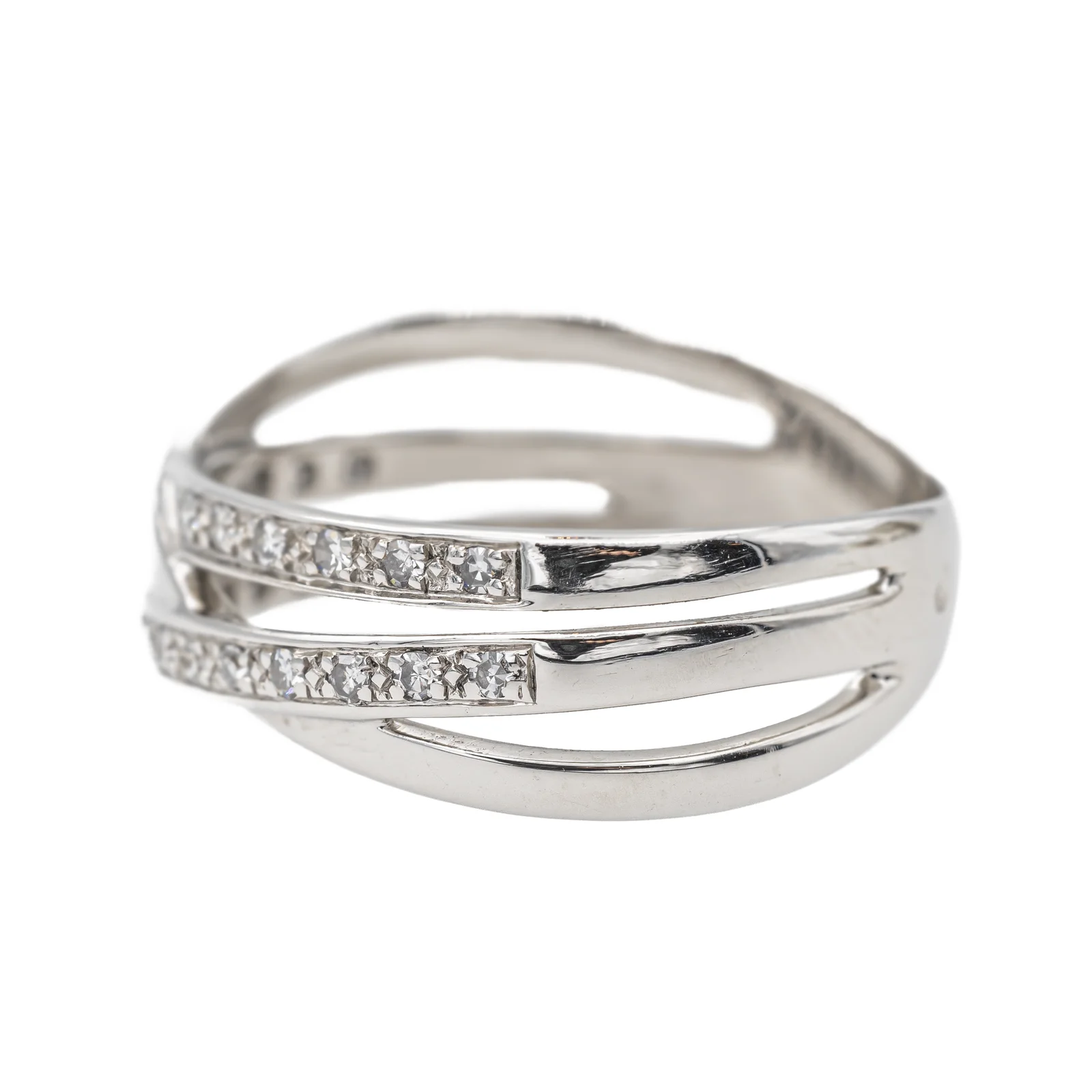 Bague Or blanc Diamant - Image 4
