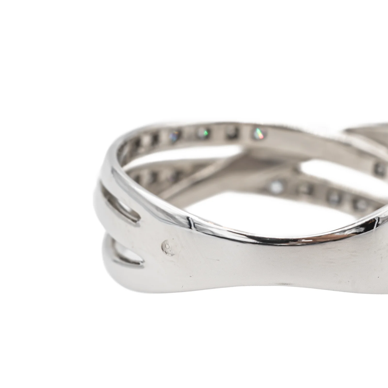 Bague Or blanc Diamant - Image 6