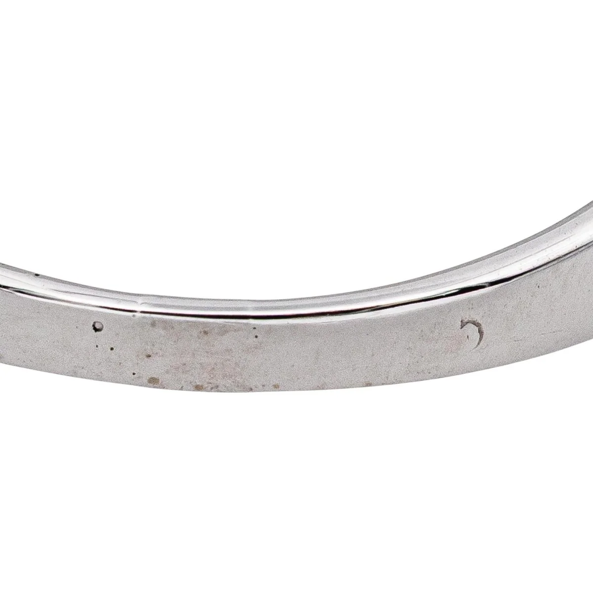 Bague Alliance en or blanc et diamants - Image 7