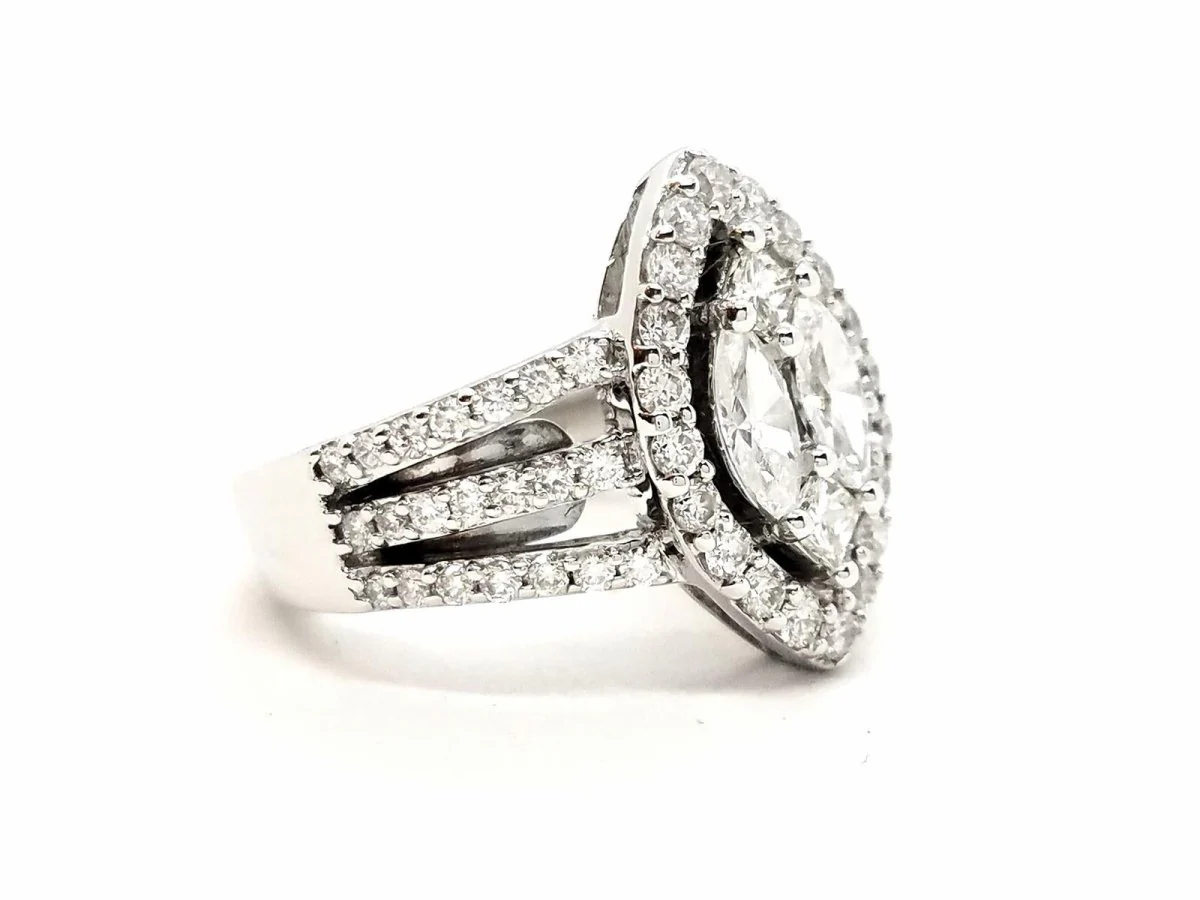 Bague Or blanc Diamant - Image 12