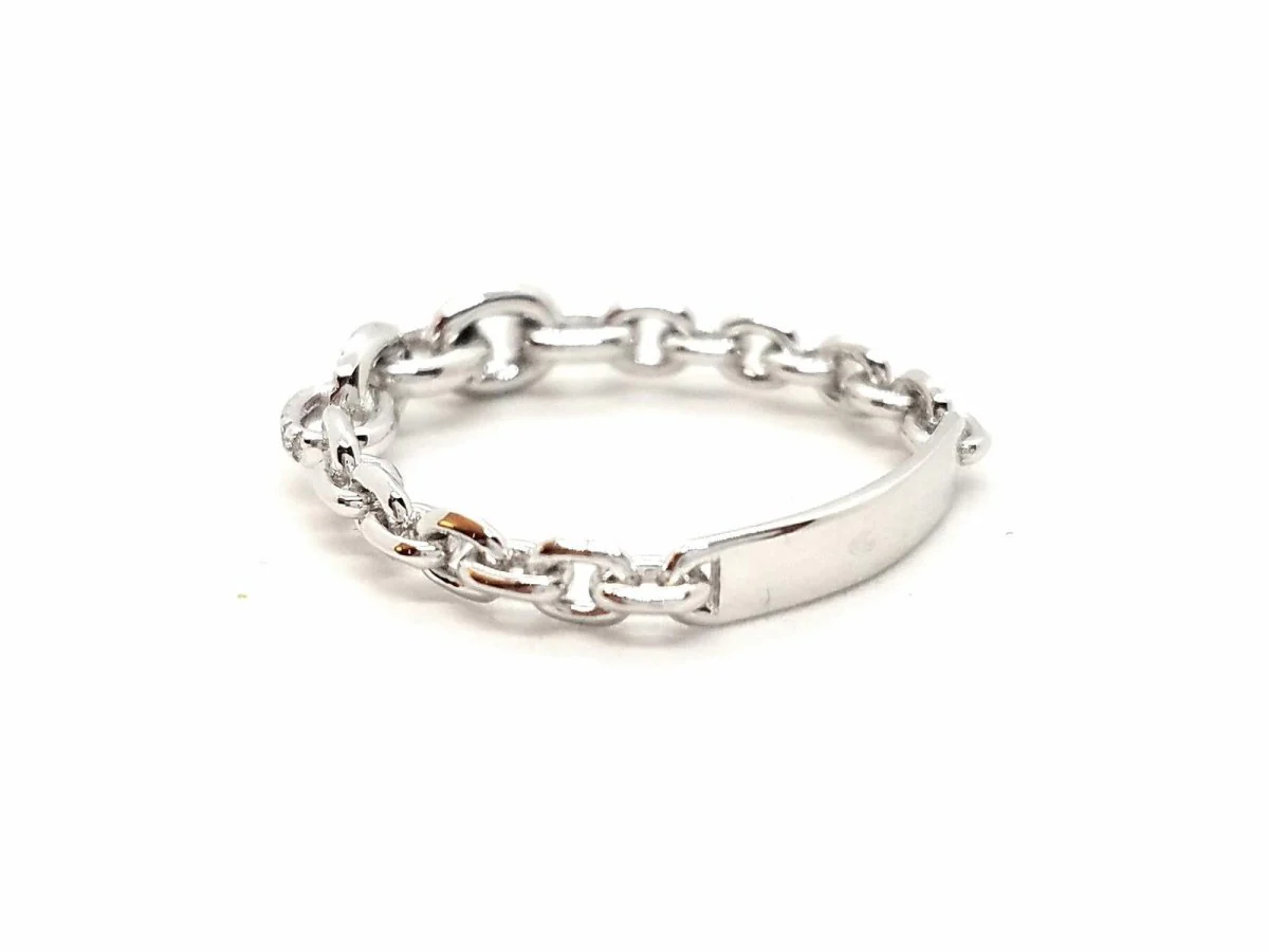 Bague Or blanc Diamant - Image 6