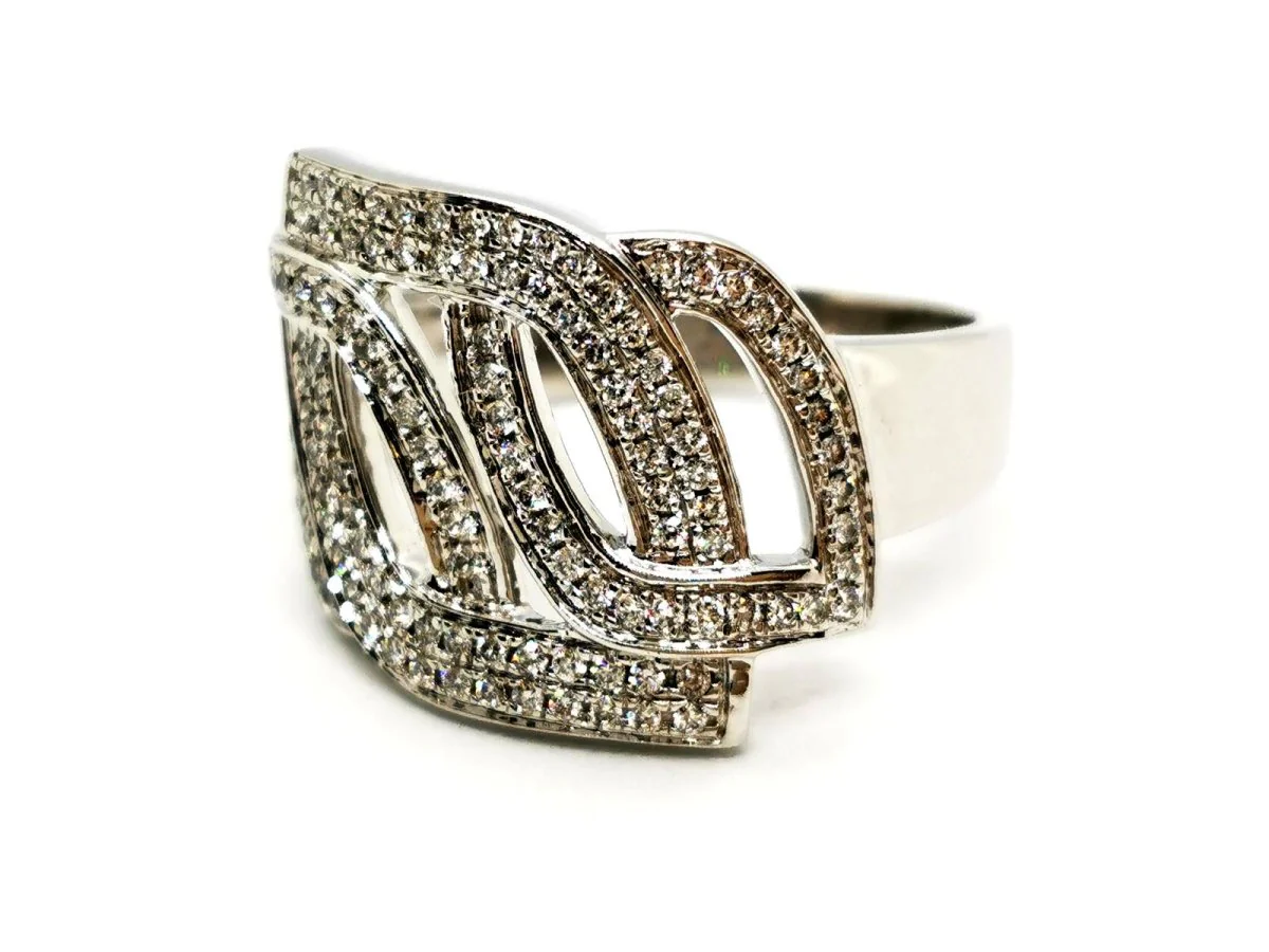 Bague Or blanc Diamant - Image 3