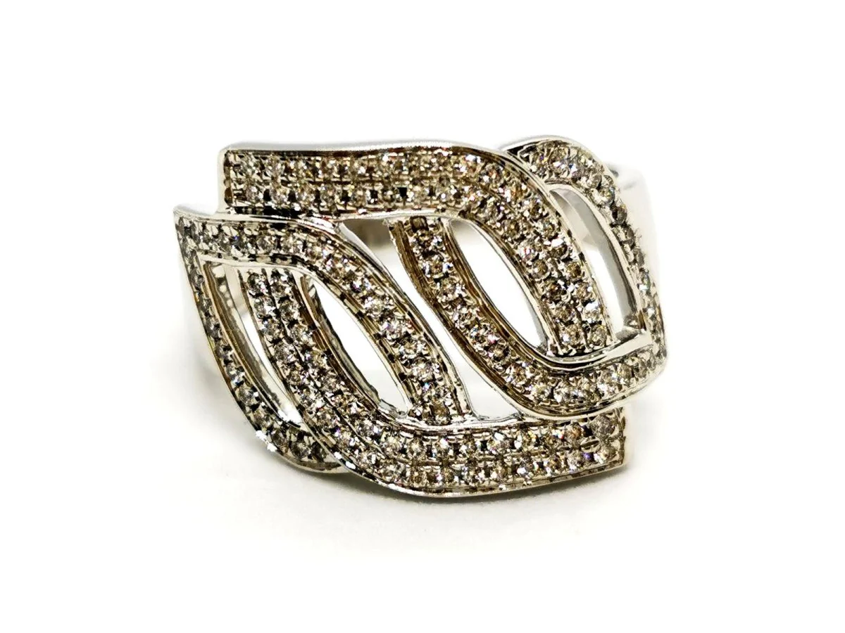 Bague Or blanc Diamant - Image 5