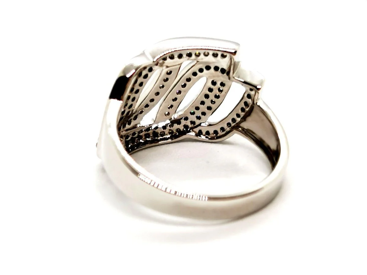 Bague Or blanc Diamant - Image 6